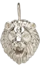 14k Lion Head Charm Pendant