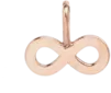 14k Midi Bitty Infinity Charm