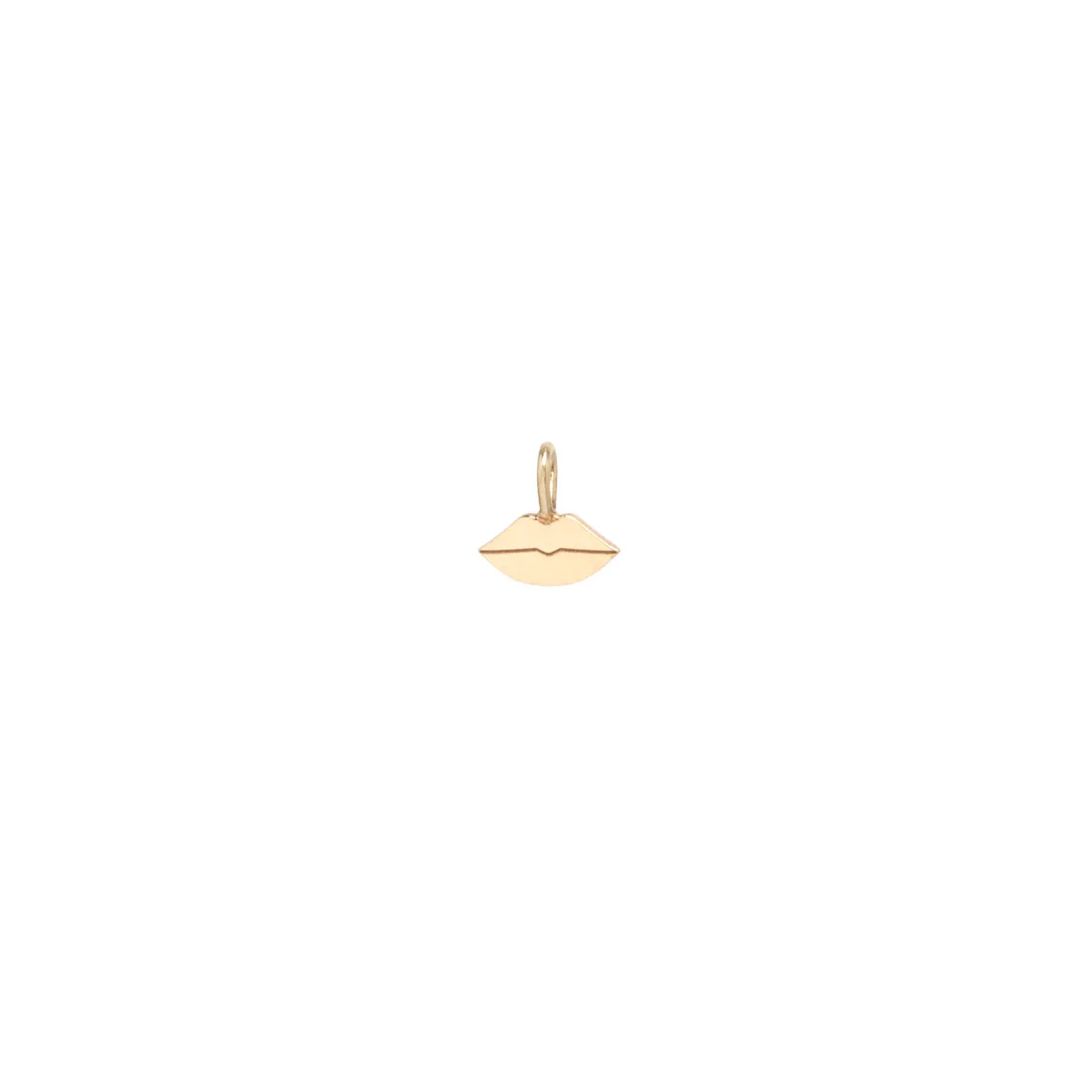 14k Midi Bitty Lips Charm