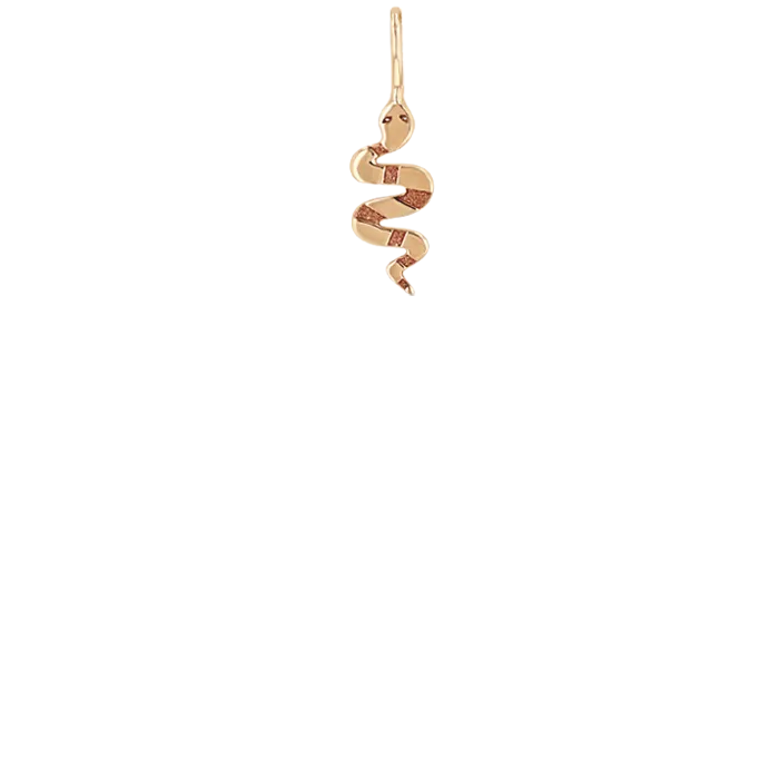 14k Midi Bitty Snake Charm