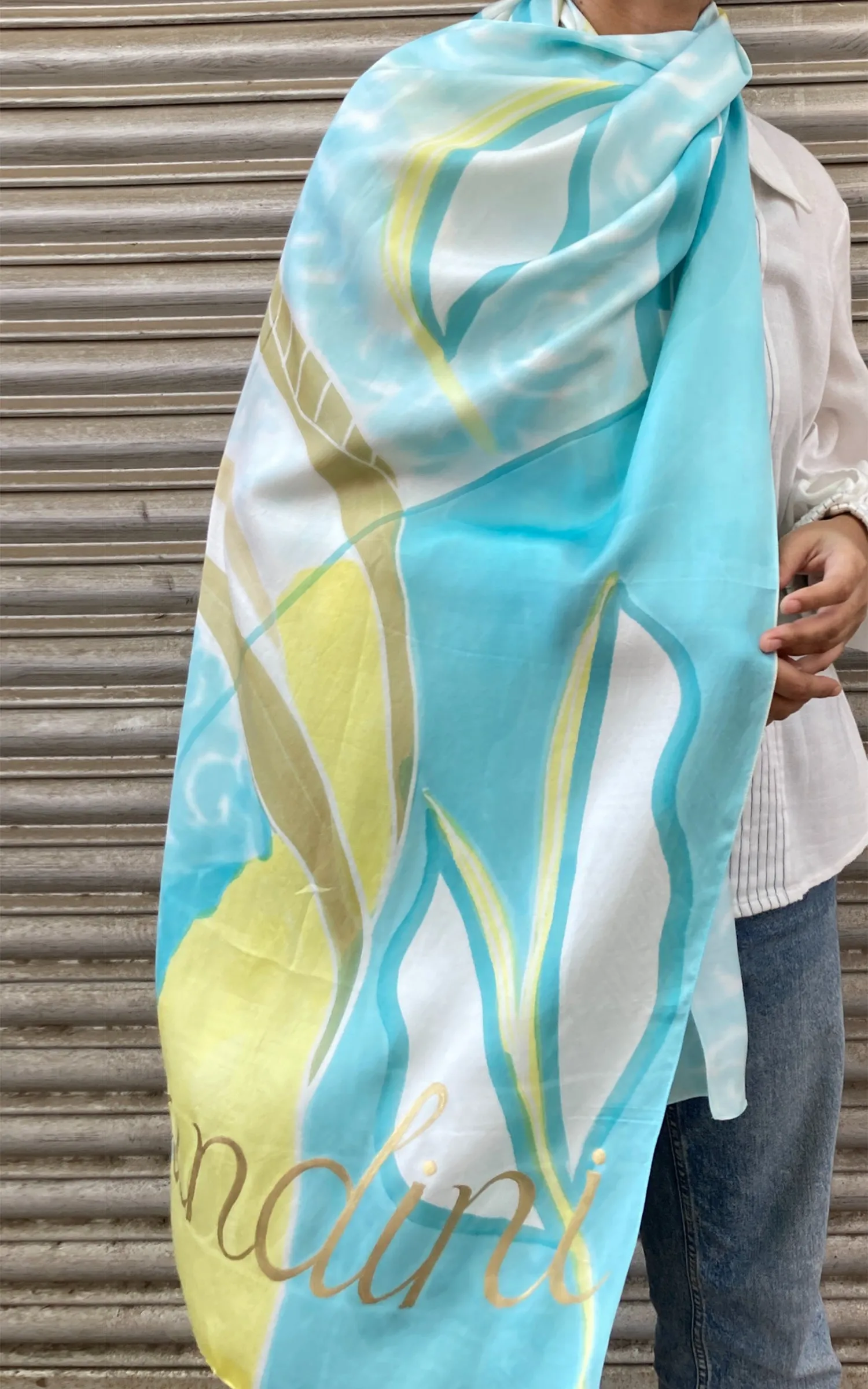 Abstract Printed Scarf