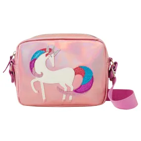 Accessorize London Pink Unicorn Camera Bag