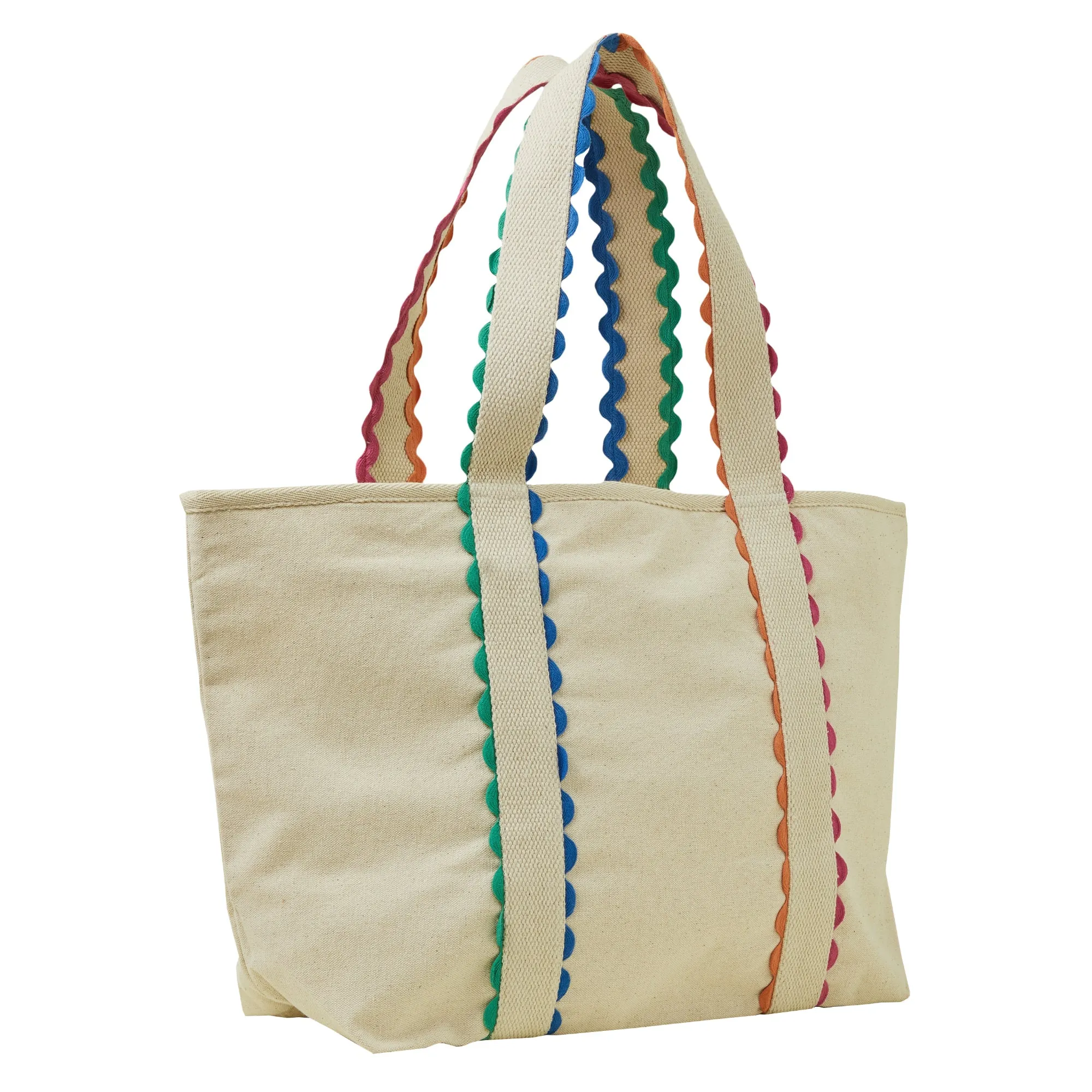 Accessorize London Women's Cream Shopper Tote Bag