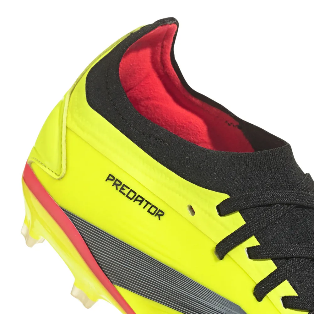 Adidas Predator Pro FG Football Boots (Team Solar Yellow/Black/Solar Red)