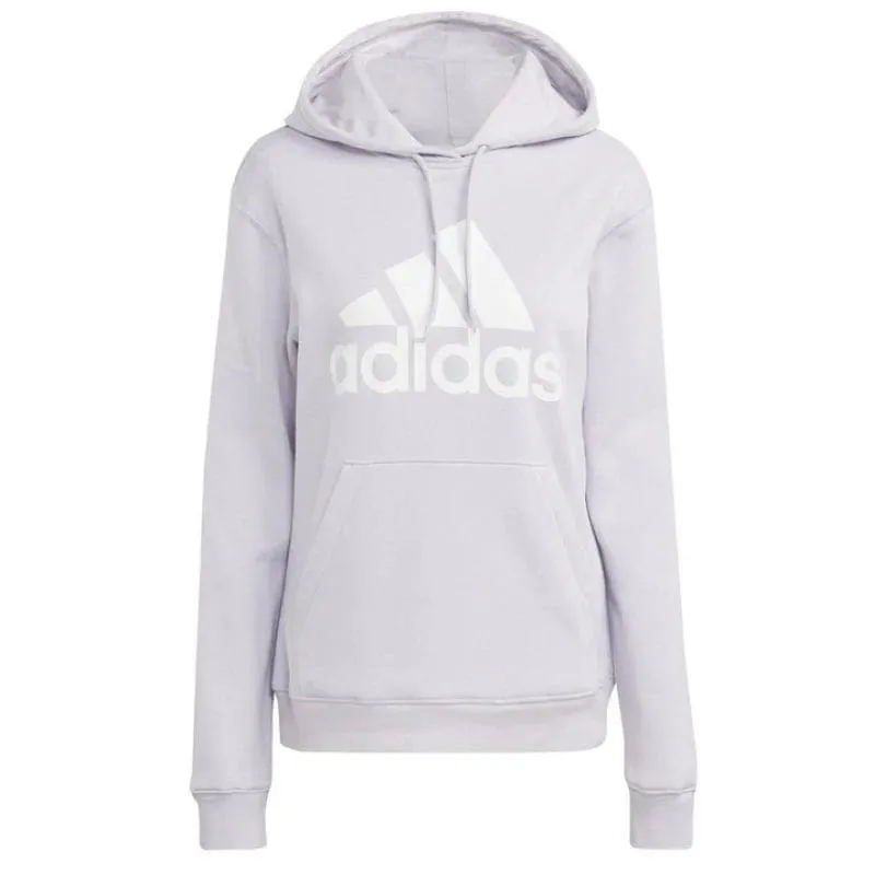 ADIDAS WOMEN'S BIG LOGO SILVER HOODIE