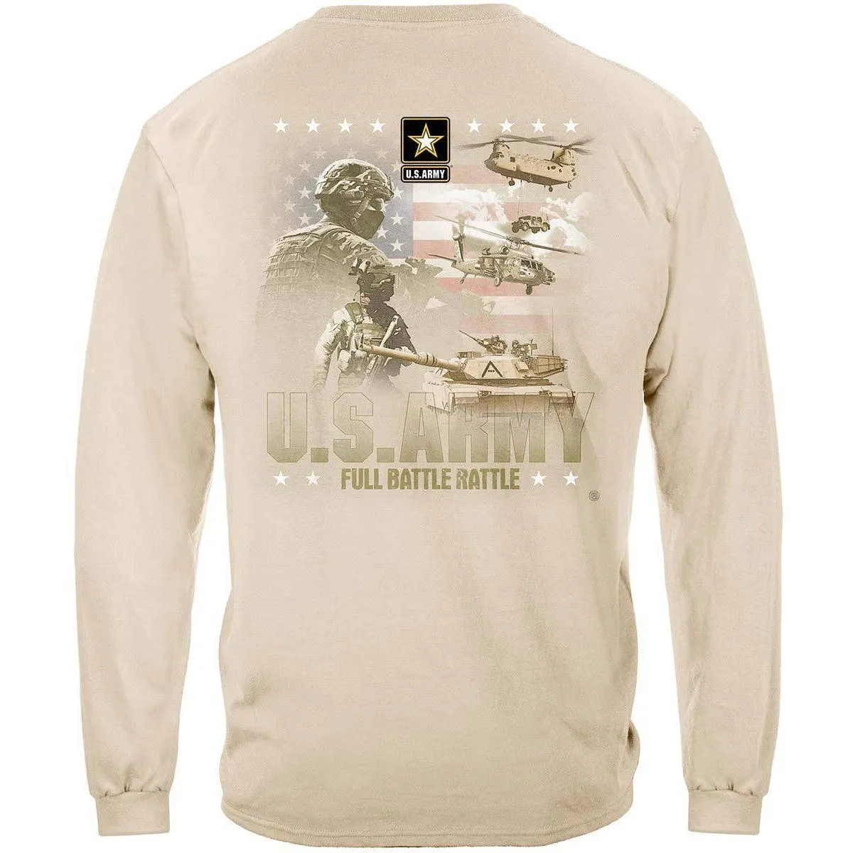 Army Full Battle Rattle T-Shirt