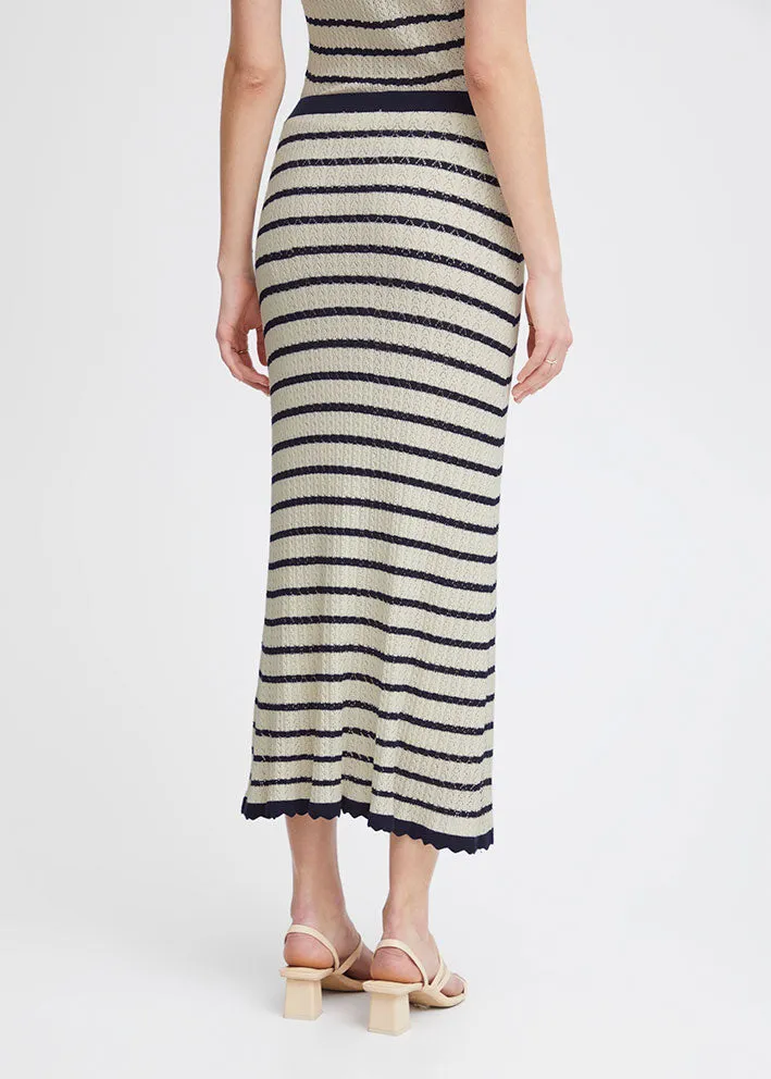 Atelier Rêve Fanto Skirt Knitted Nederdel - Birch