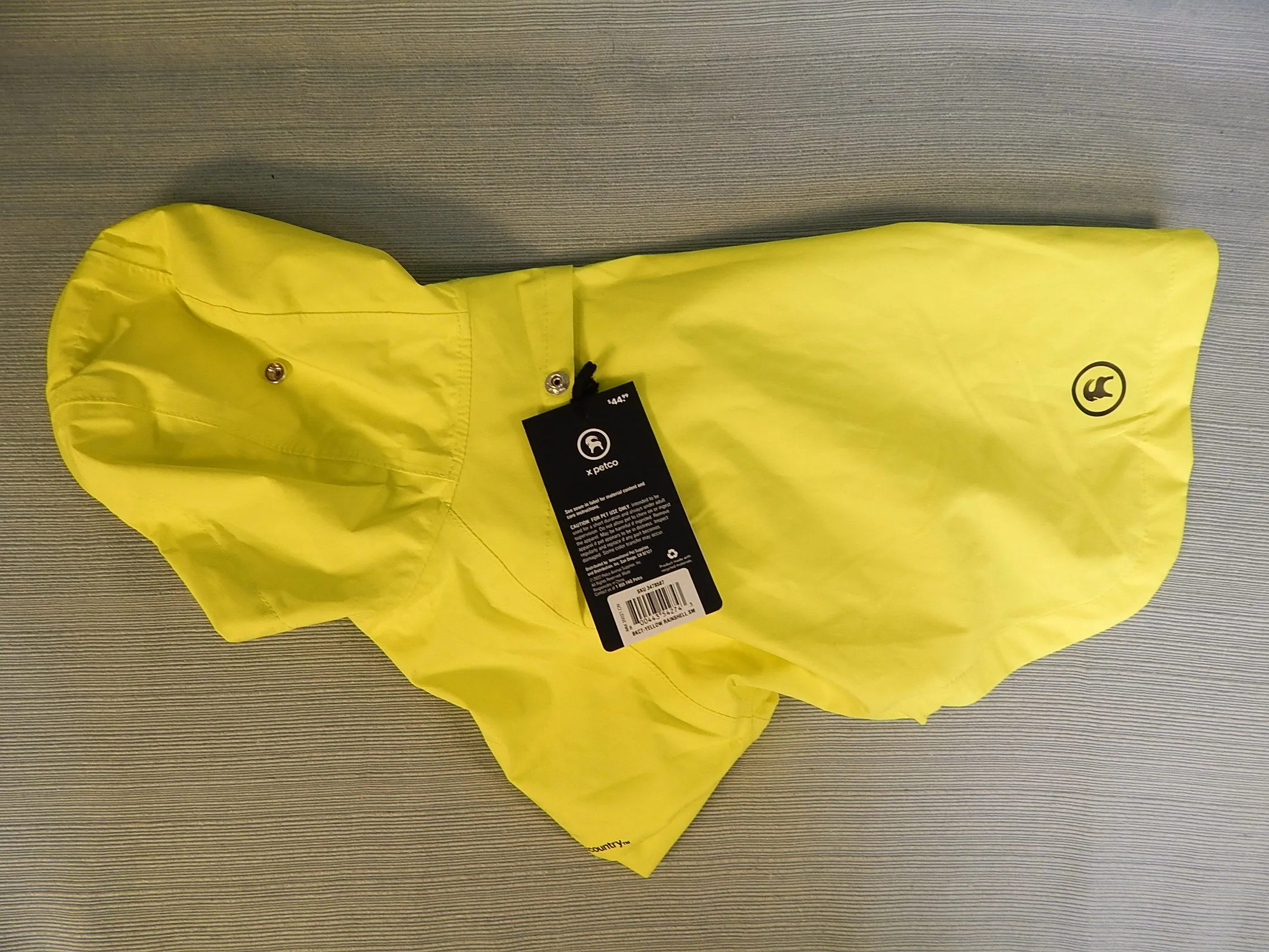 Backcountry x Petco Yellow Rain Jacket - Sizes XS and S - BRAND NEW!