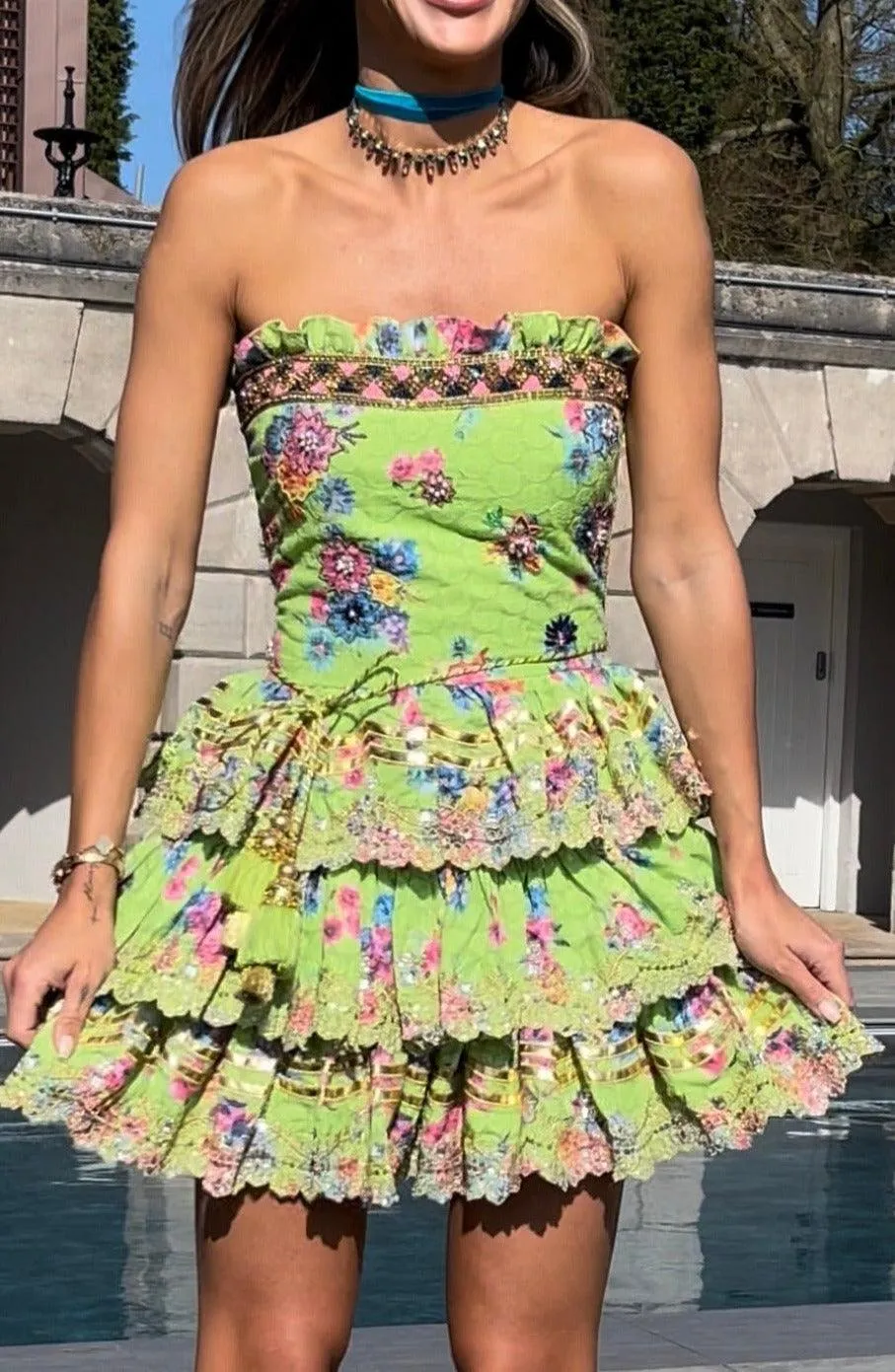 Bandeau Dress Apple