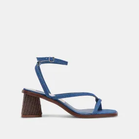 BANITA SANDALS BLUE DENIM