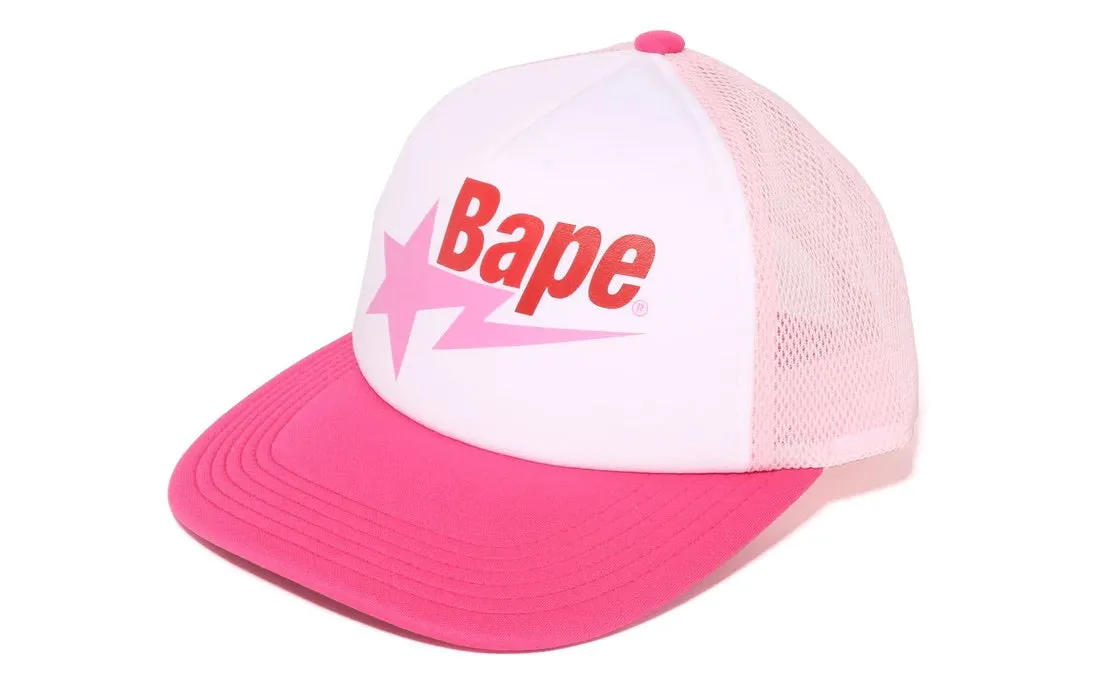 BAPE STA MESH CAP PINK