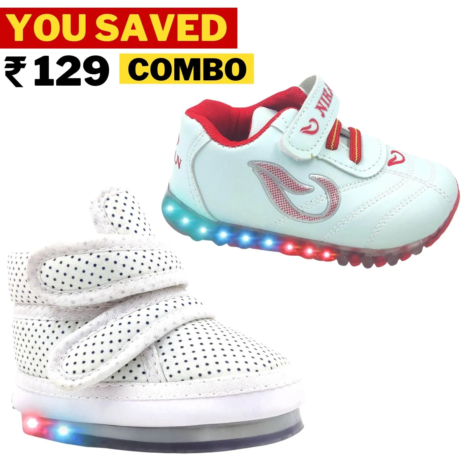 Best Combo of Urbanfeet's  LED Shoes (Qnty 2)