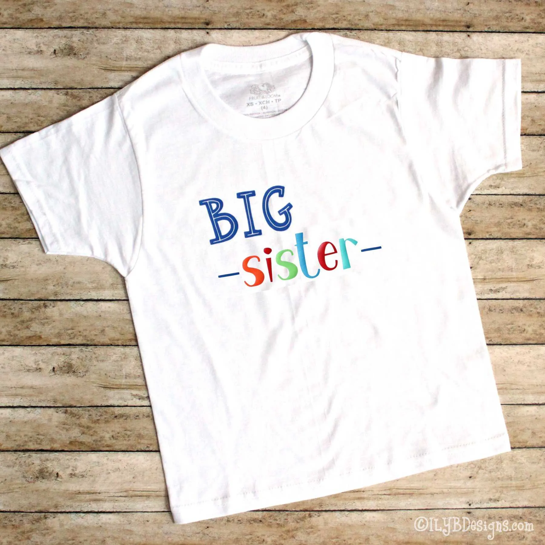 BIG SISTER Children's T-Shirt - BIG SISTER Kids Tee