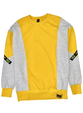 Buyer's Choise Sweatshirt - New York - Yellow And Grey - ST-6503