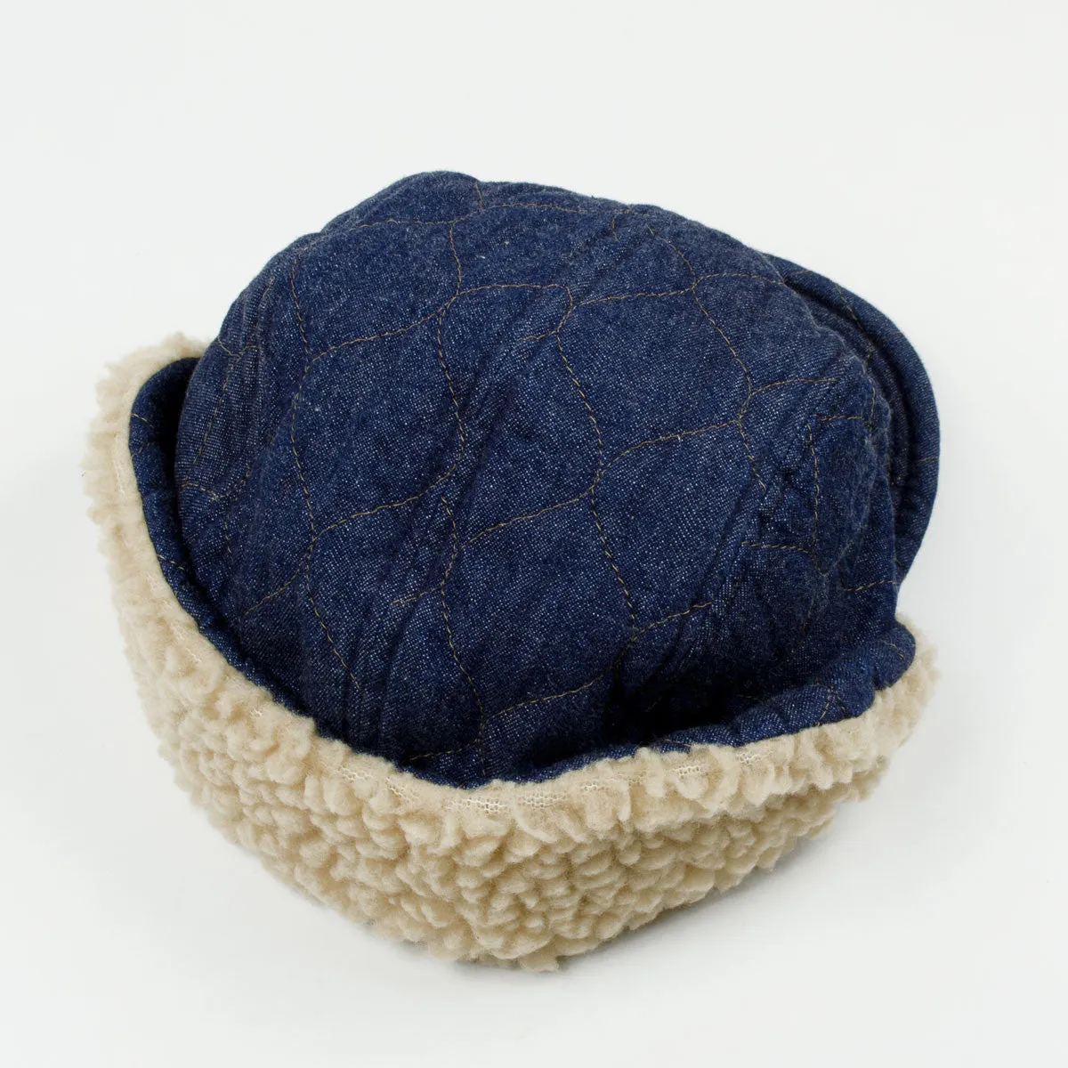 cableami - Indigo Quilt Cap - Denim