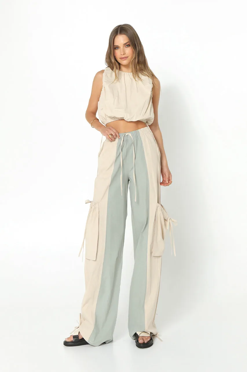 Carmen Pants | Sand/Steel