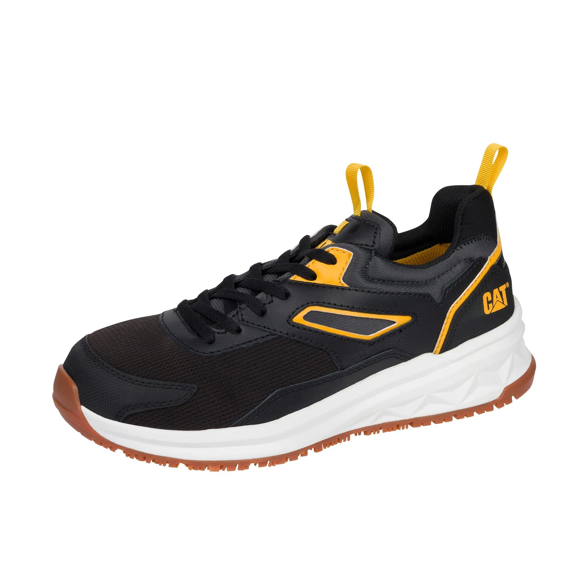 Caterpillar Streamline Runner Composite Toe Black Cat Yellow