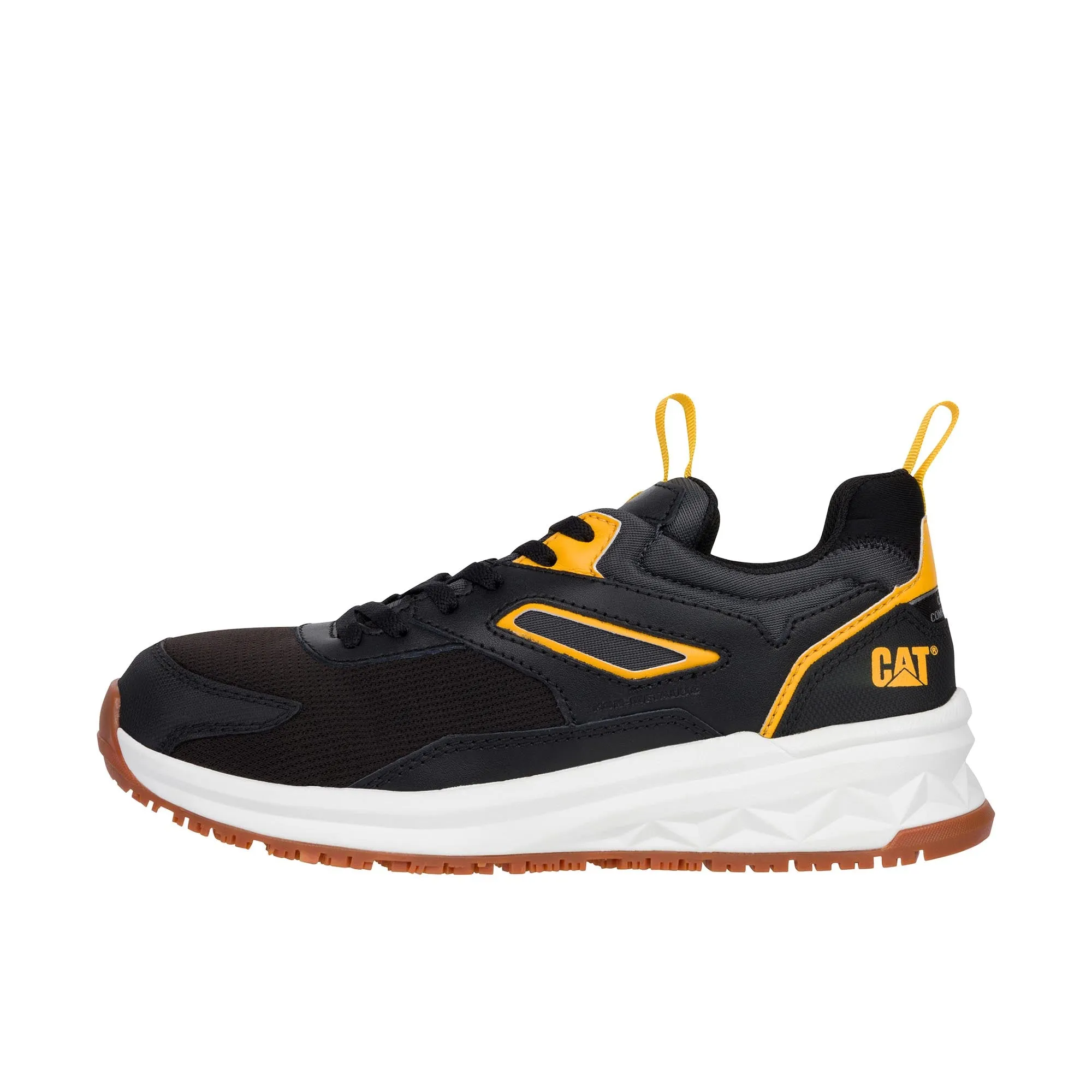 Caterpillar Streamline Runner Composite Toe Black Cat Yellow