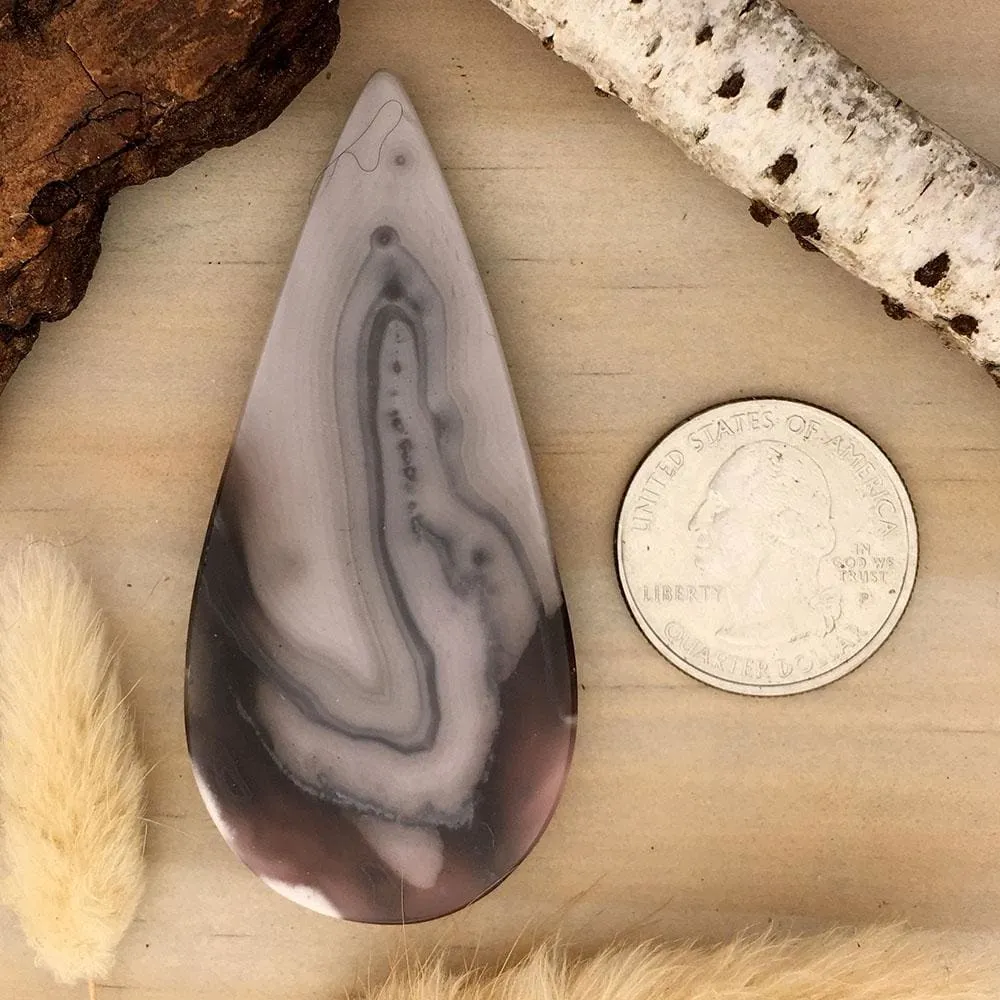 Champagne Agate Cabochon