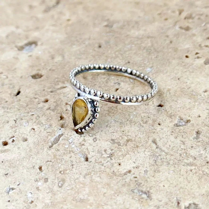 Citrine Ring - Pixie