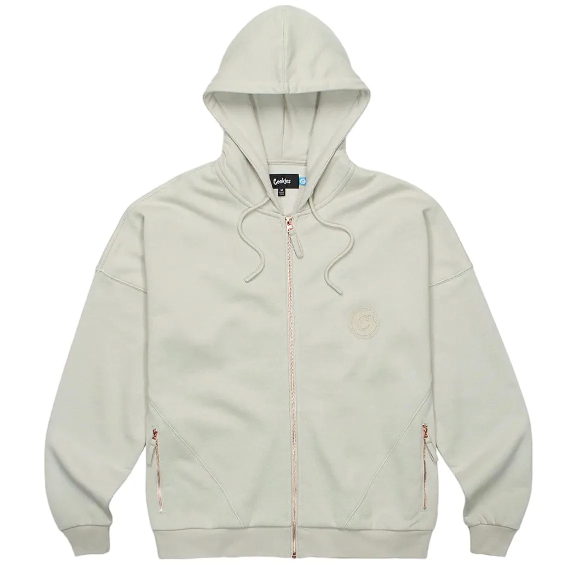 Cookies First Light Full Zip Hoodie (Sand) CM241HFC05