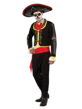 Day Of The Dead Senor Costume for Adults