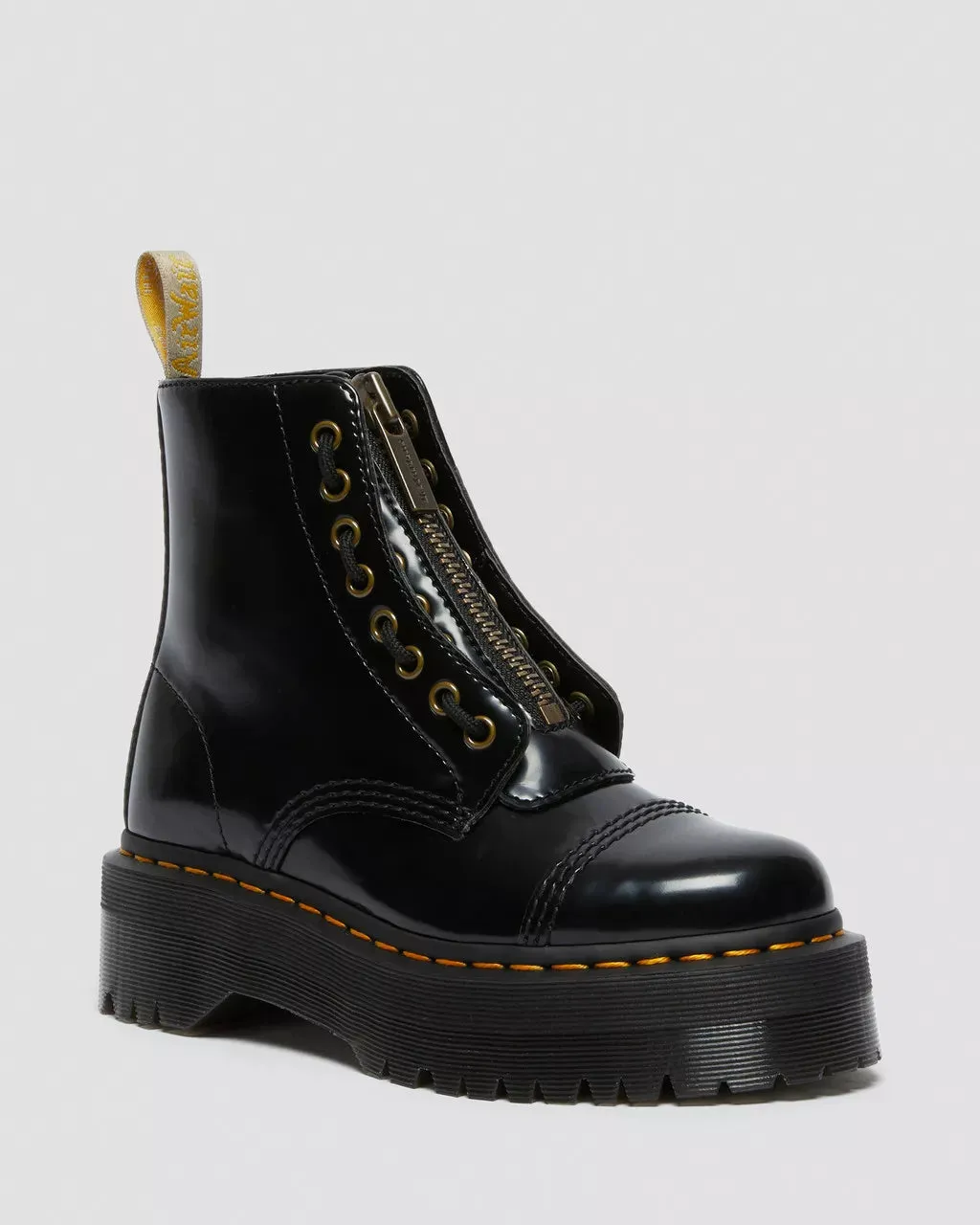 Dr Martens - Vegan Sinclair Platform Black Oxford Boots 26410001