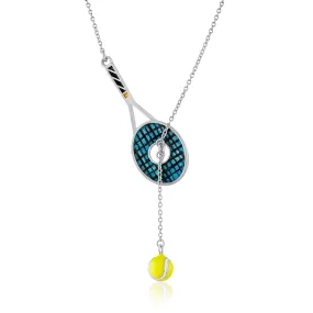 Enamel Tennis Racquet Lariat 17 with 1.5 drop to enamel tennis ball