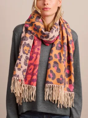 Gabby Wildcat Scarf in Pink