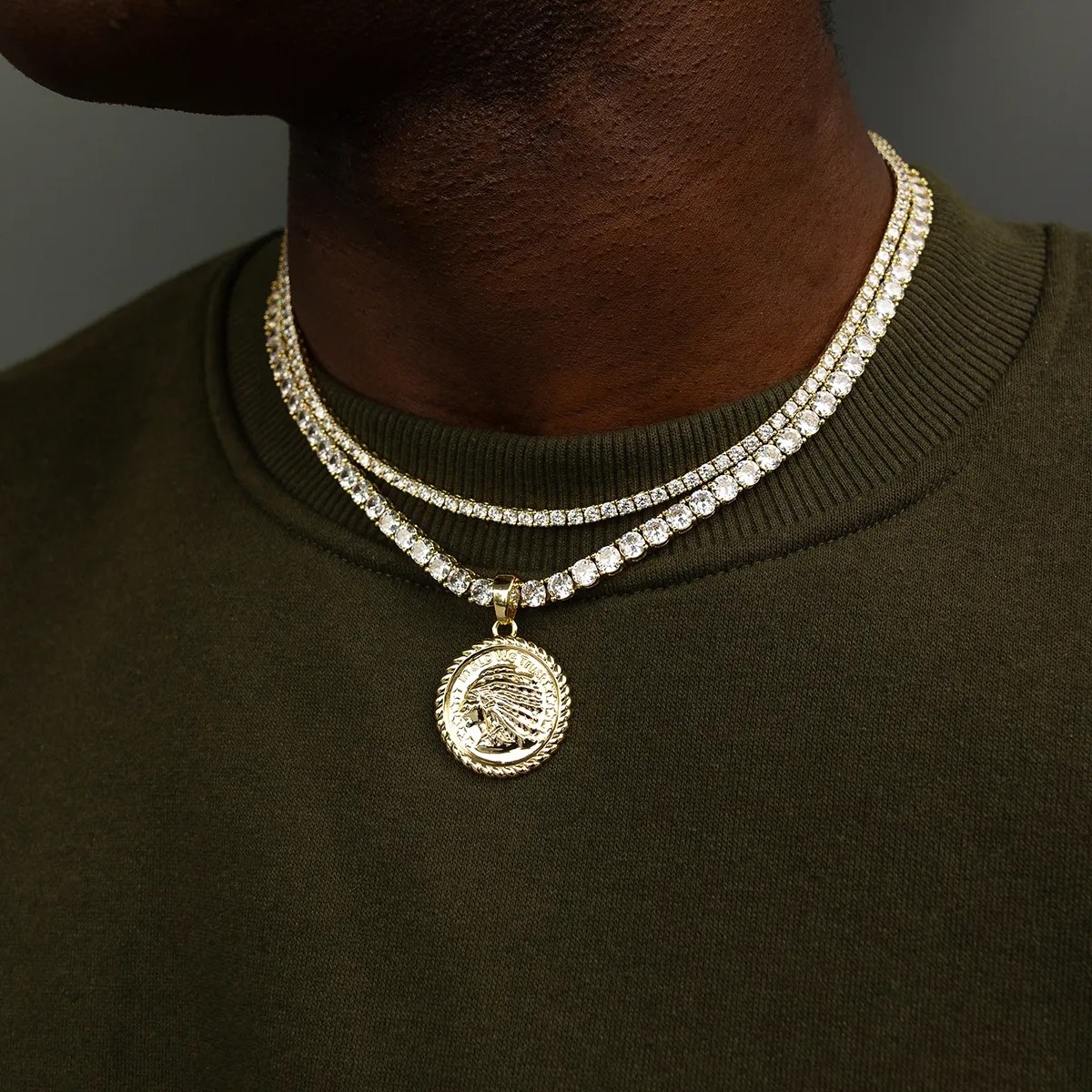 GLD Chief Coin Pendant