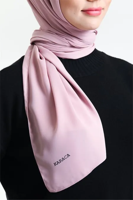 Hybrid Textured Chiffon Shawl - Powder Pink