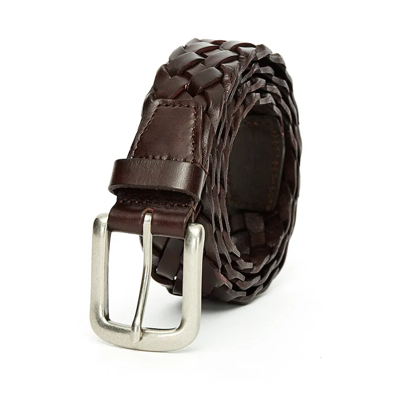 Jackson Braided Cowhide Belt