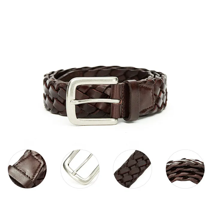 Jackson Braided Cowhide Belt