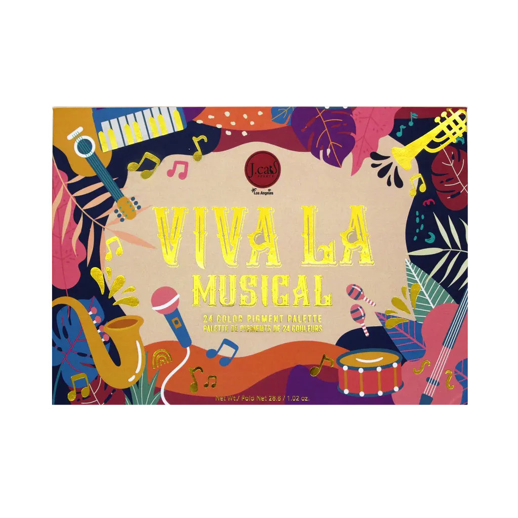 JCAT VLP102 Viva La Musical Paleta de Sombras 24 Tonos