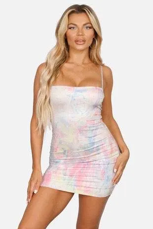 Jenny Multi Pink Mini Dress