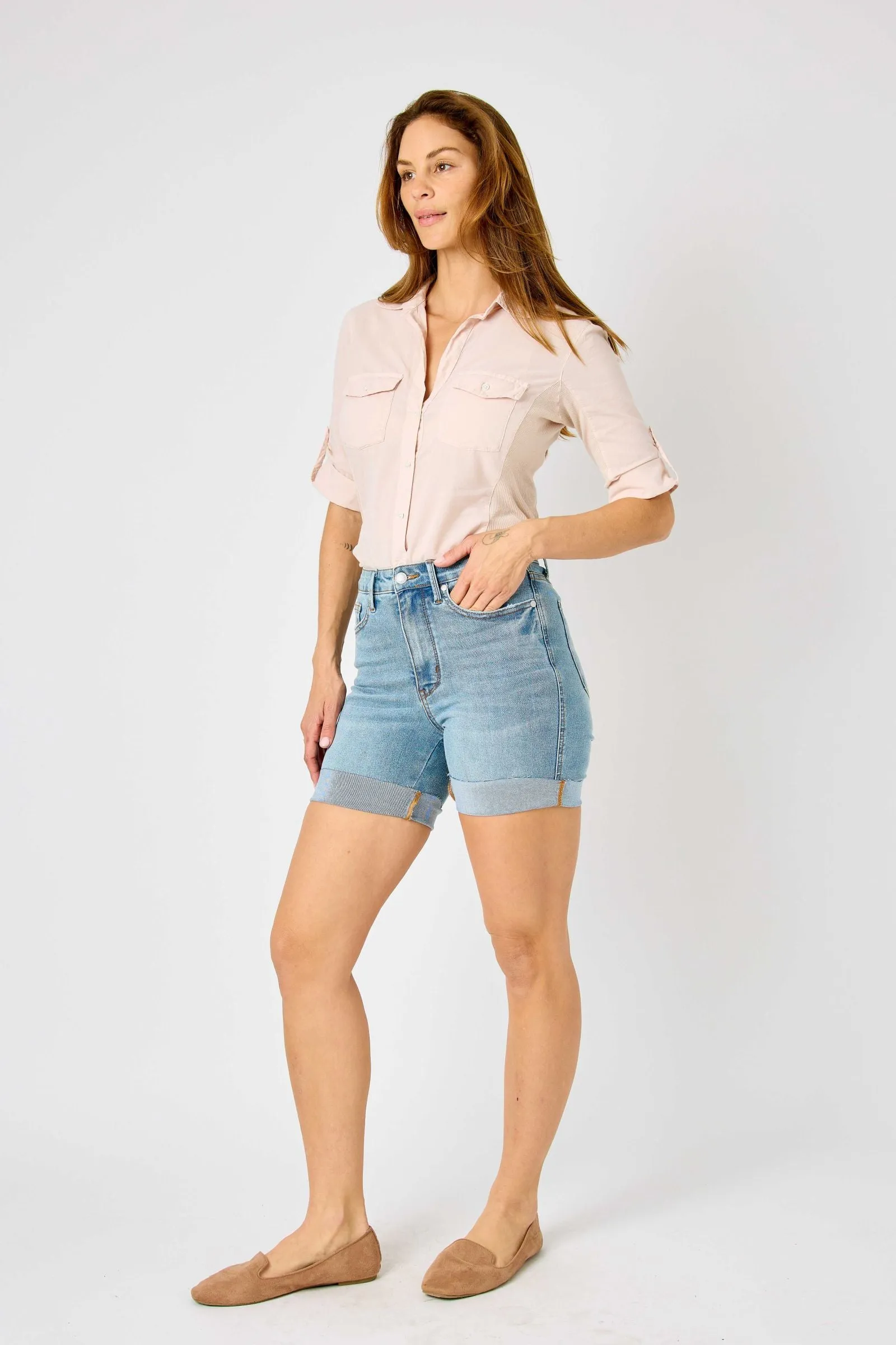 Judy Blue High Waist Tummy Control Shorts