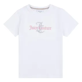 Juicy Couture Diamante T-Shirt Junior