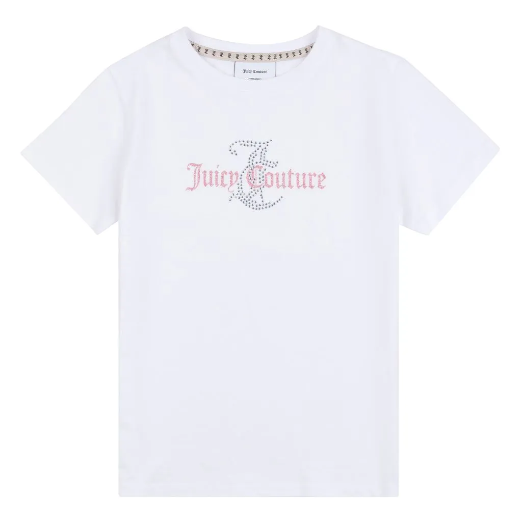 Juicy Couture Diamante T-Shirt Junior