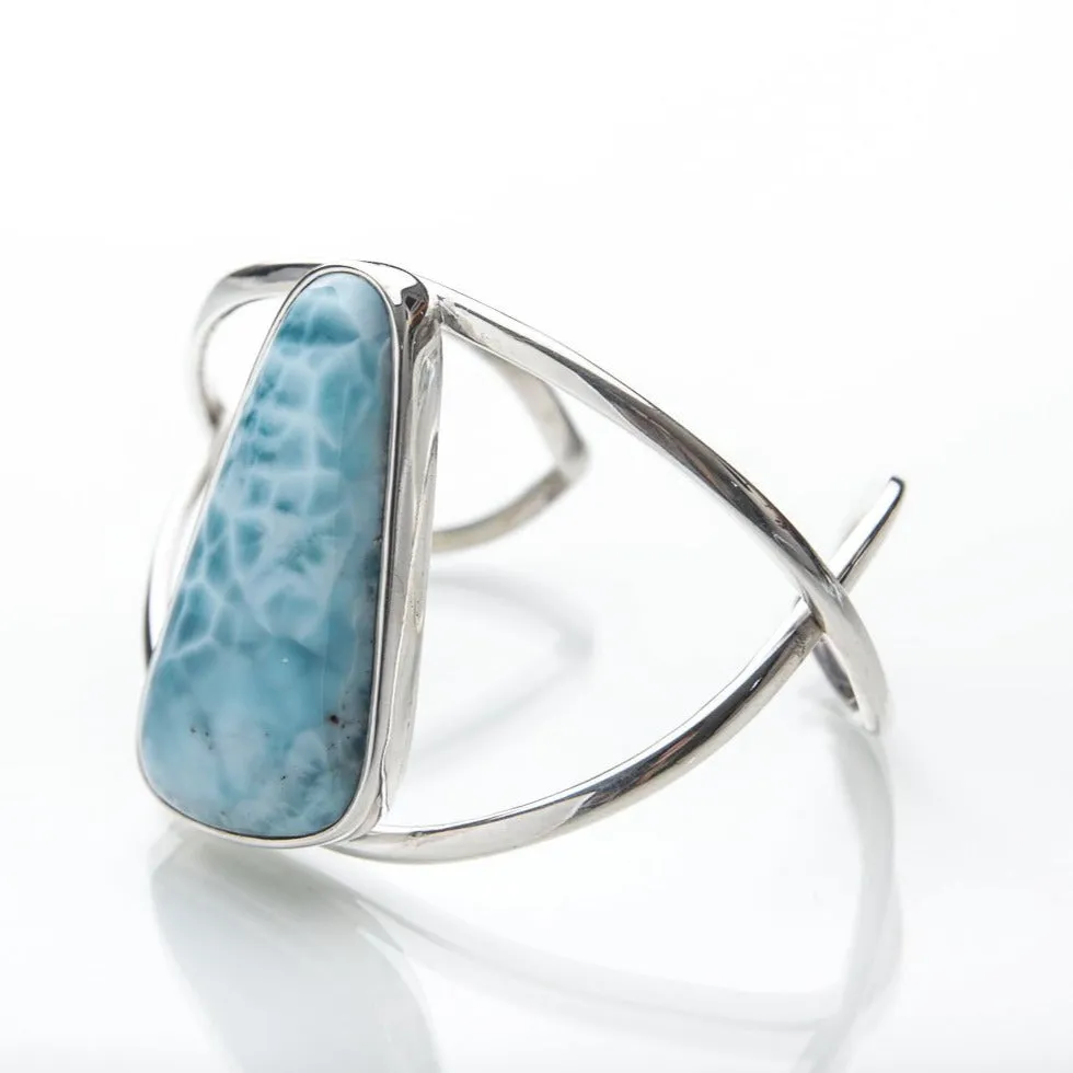 Larimar Cuff Bracelet Mishti