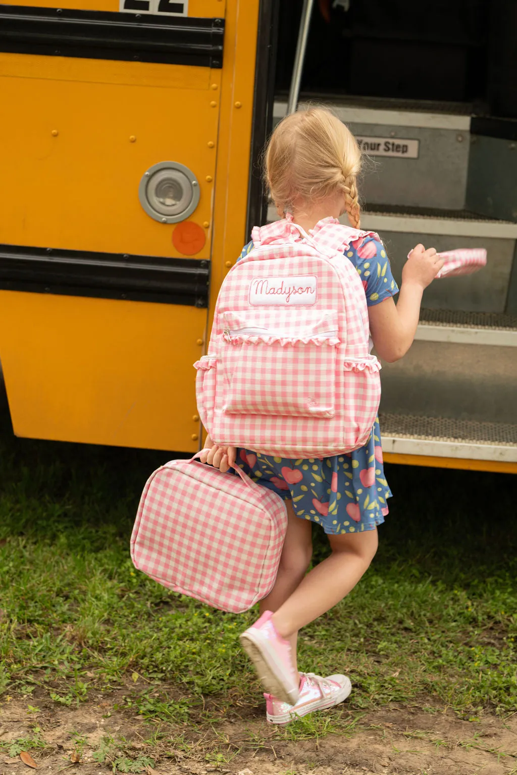 Lunch Bag - Pink Gingham