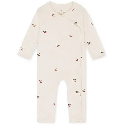 Minnie Newborn Onesie Gots - Cherry