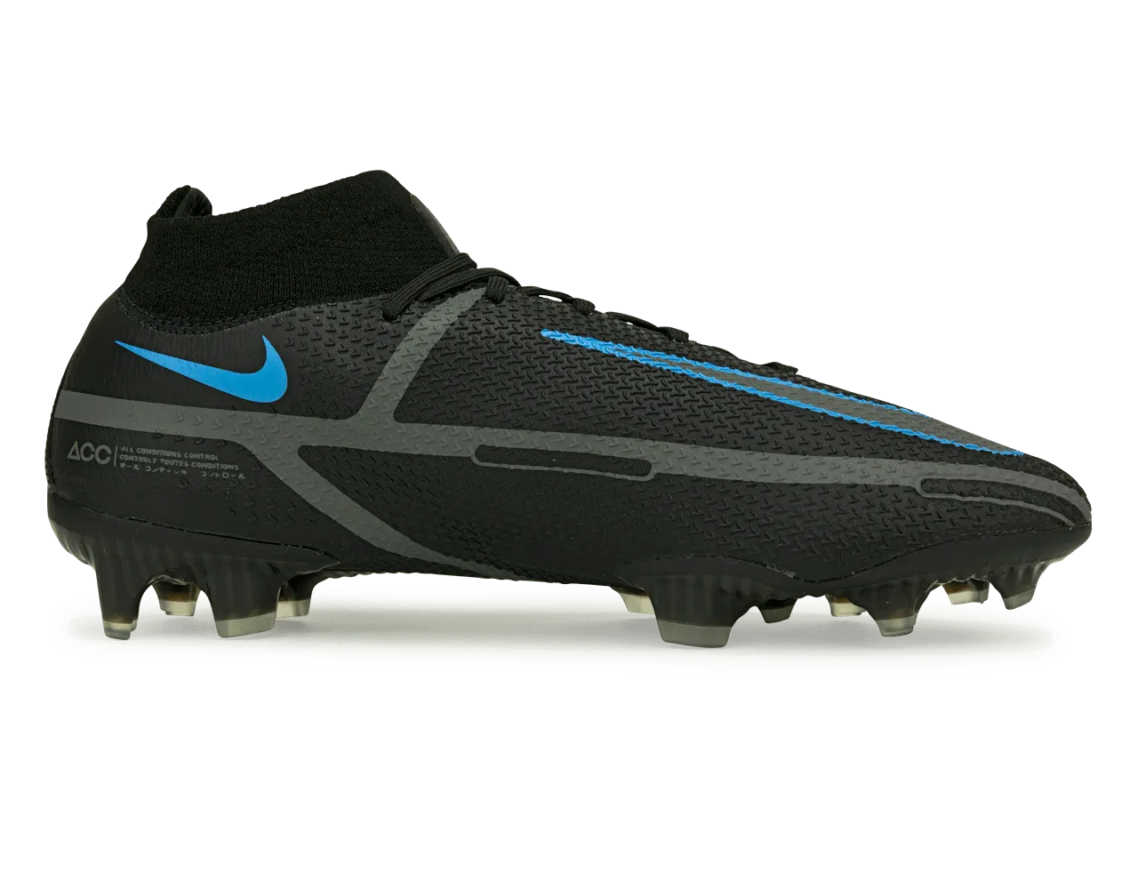 Nike Men's Phantom GT2 DF Elite FG Black/Blue