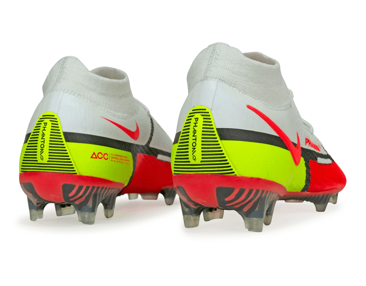 Nike Men's Phantom GT2 DF Elite FG White/Bright Crimson