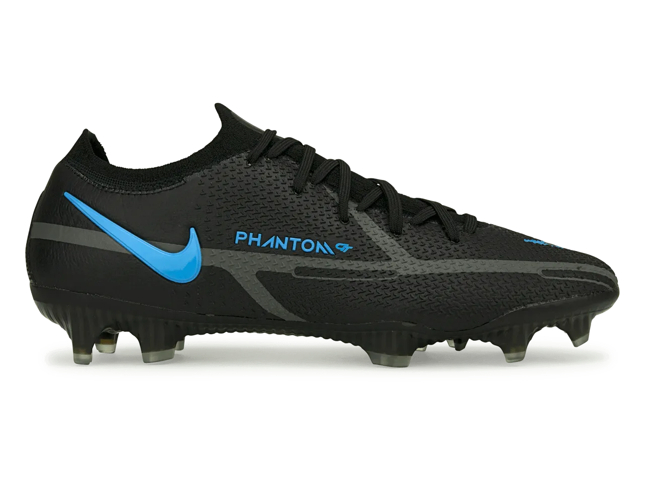 Nike Men's Phantom GT2 Elite FG Black/Blue