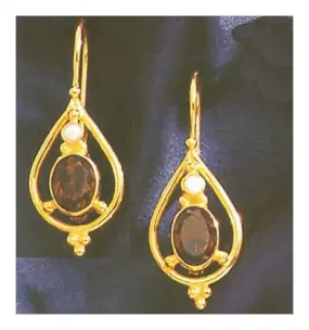 Odalisque Smoky Topaz Earrings