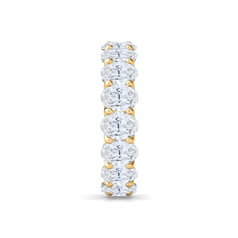 Oval Cut Diamond Eternity Band