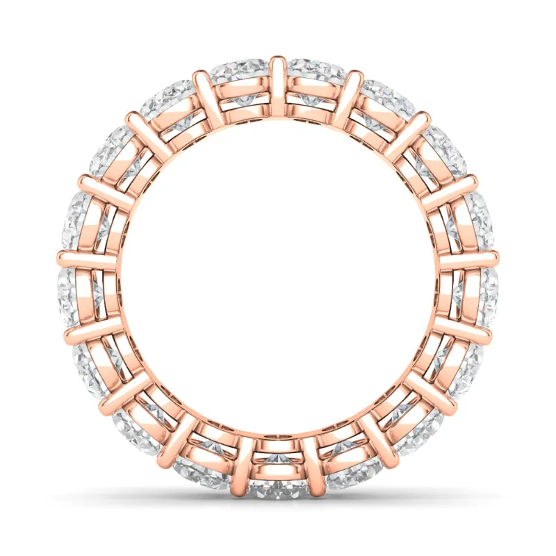 Oval Cut Diamond Eternity Band