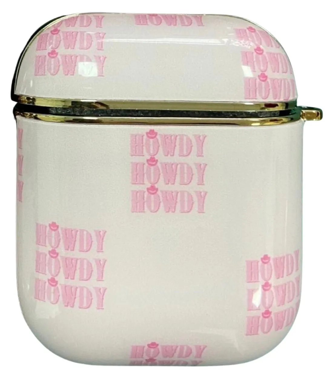 Pink Howdy Air Pod Case