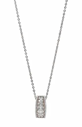 Platinum, 18K White Gold & Diamond Necklace