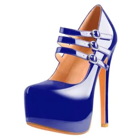 Pumps Queen Threnk (Blue)